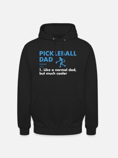Sport Dad Definition Pickleball - Unisex Hoodie - black