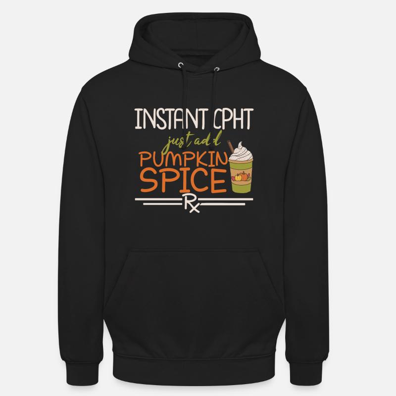 TCFPC instantané | Pharmacie - Sweat-shirt à capuche unisexe - noir
