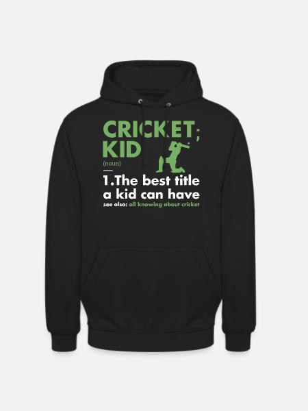 Sport Kid Definition Cricket - Unisex Hoodie - black