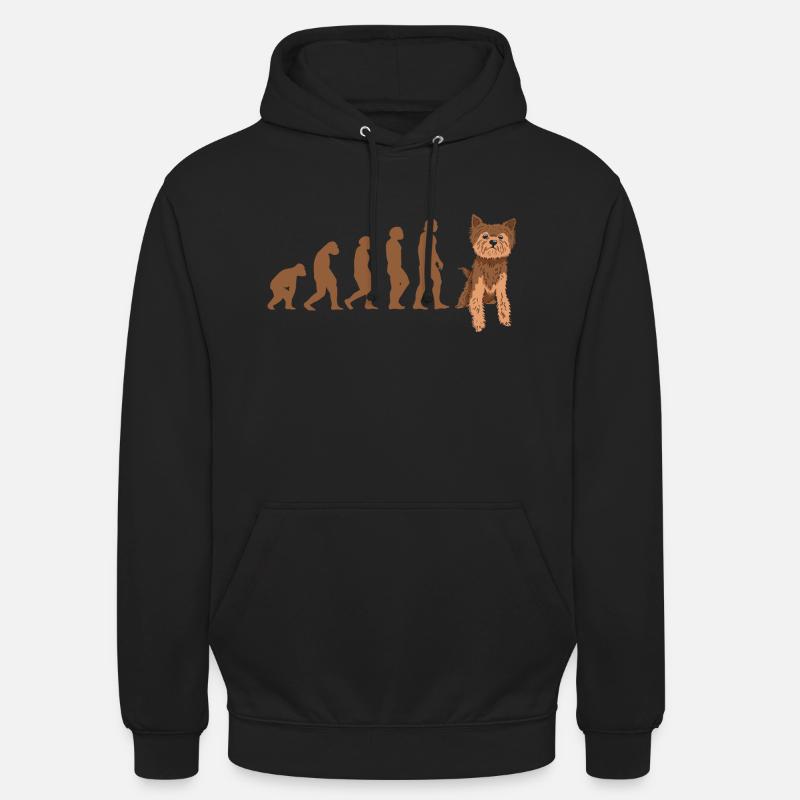 Evolution Yorkshire Terrier - Unisex Hoodie - black