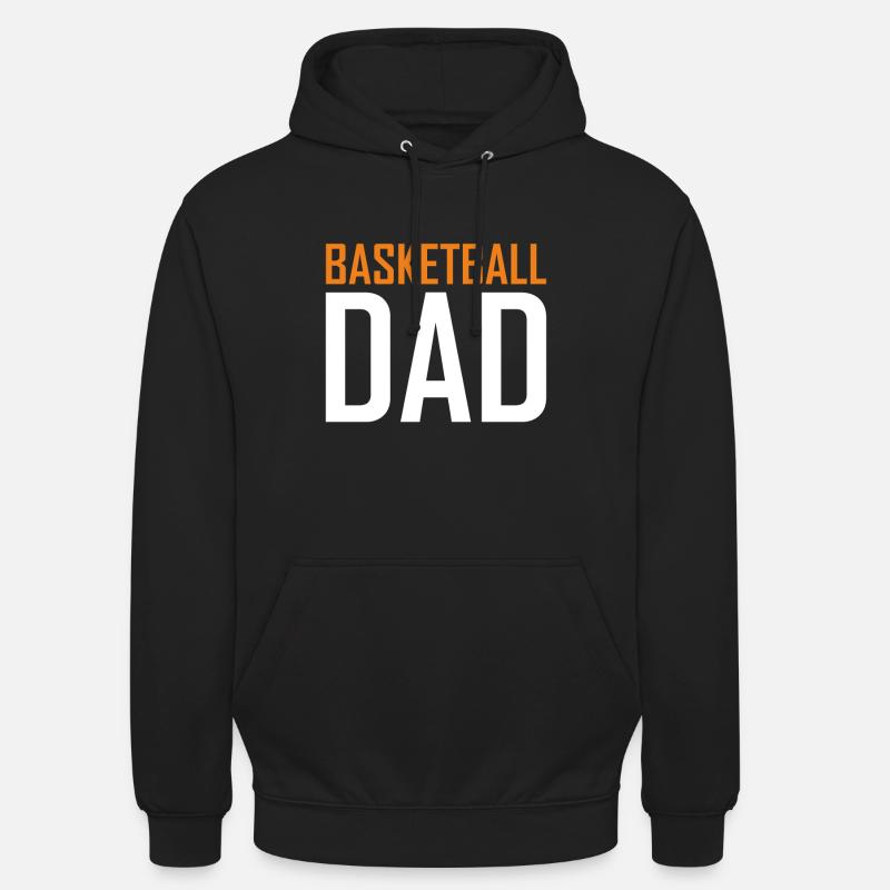 Papa de basket - Sweat-shirt à capuche unisexe - noir