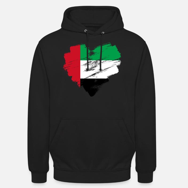 E.A.U - Sweat-shirt à capuche unisexe - noir