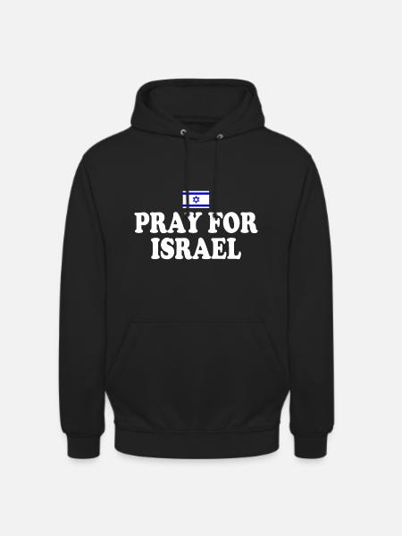 Pray for israel - Unisex Hoodie - black