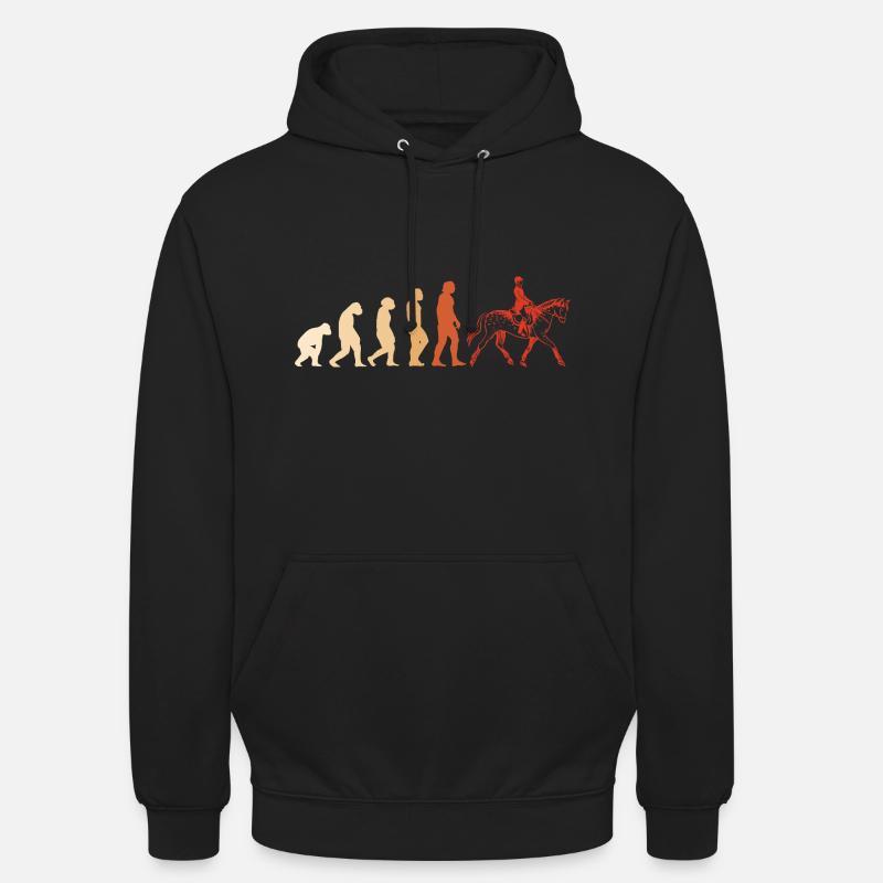 Cavalier Evolution Concours complet - Sweat-shirt à capuche unisexe - noir
