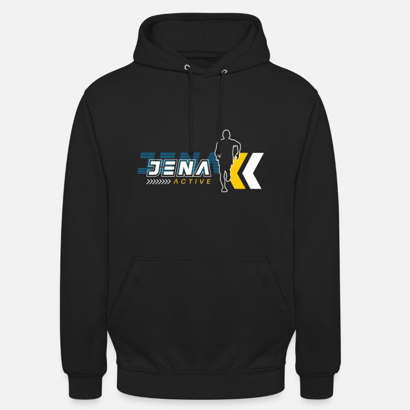 Jena Active Run - Sweat-shirt à capuche unisexe - noir