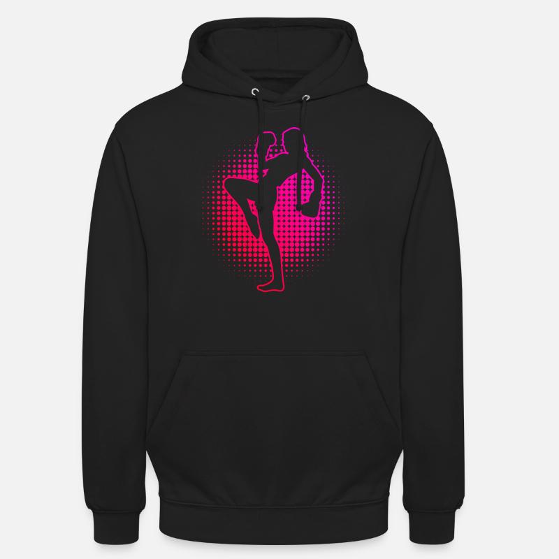 Boxe Kickboxer Hommes Kickboxing - Sweat-shirt à capuche unisexe - noir