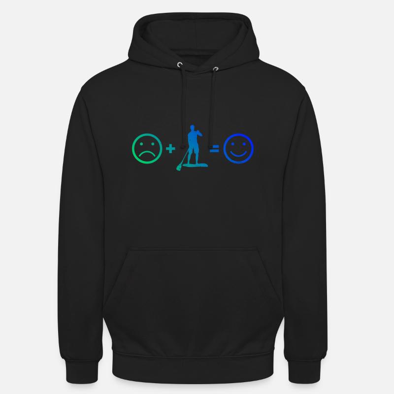 Stand up Paddle Standup Paddle - Sweat-shirt à capuche unisexe - noir