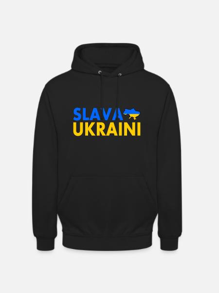 Slava ukraini - Unisex Hoodie - black
