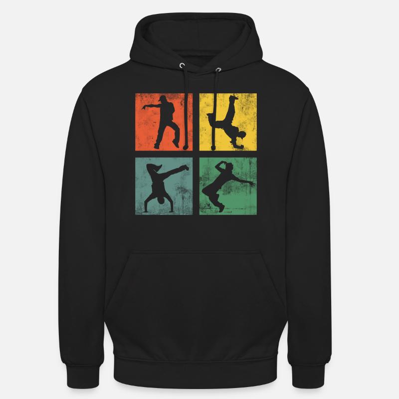 Breakdance Breakdancer Streetdance Streetdancer - Sweat-shirt à capuche unisexe - noir