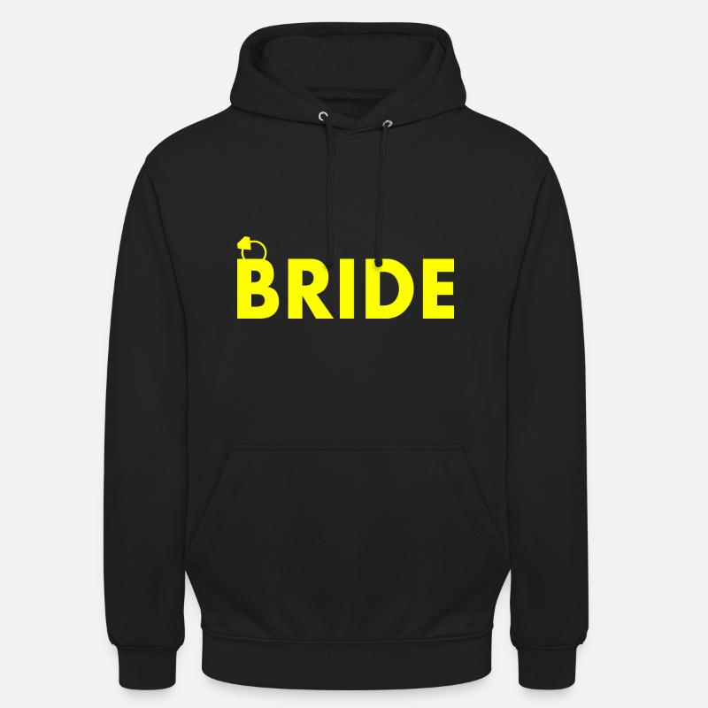 Bride - Sweat-shirt à capuche unisexe - noir