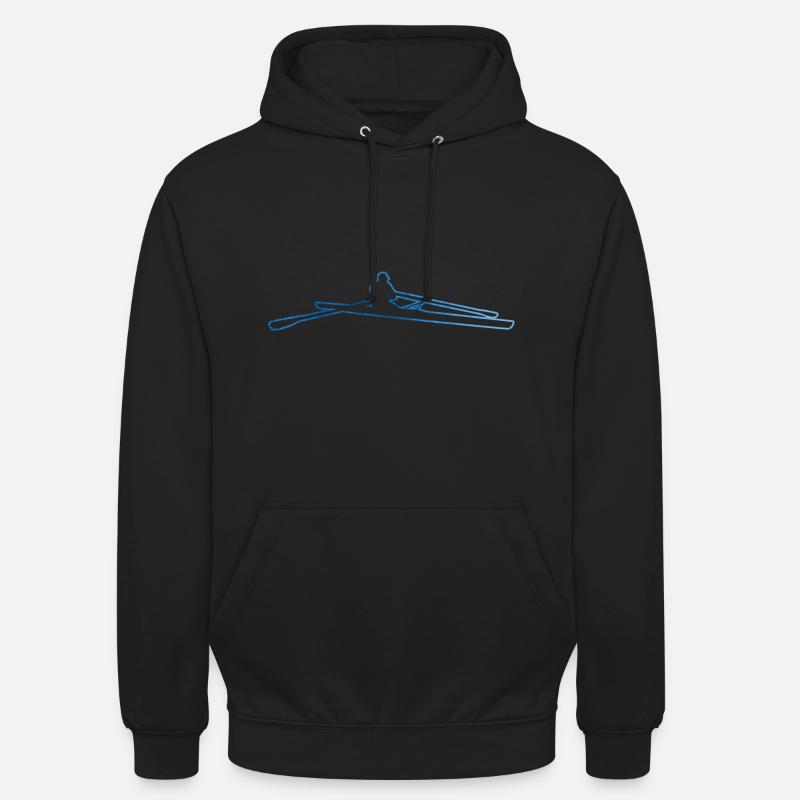Aviron Aviron Hommes Rameurs Femmes - Sweat-shirt à capuche unisexe - noir
