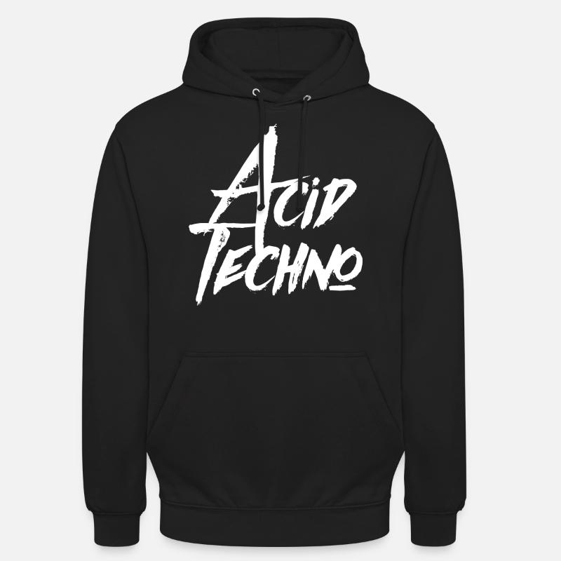 ACID TECHNO ACIDTECHNO - Unisex Hoodie - black