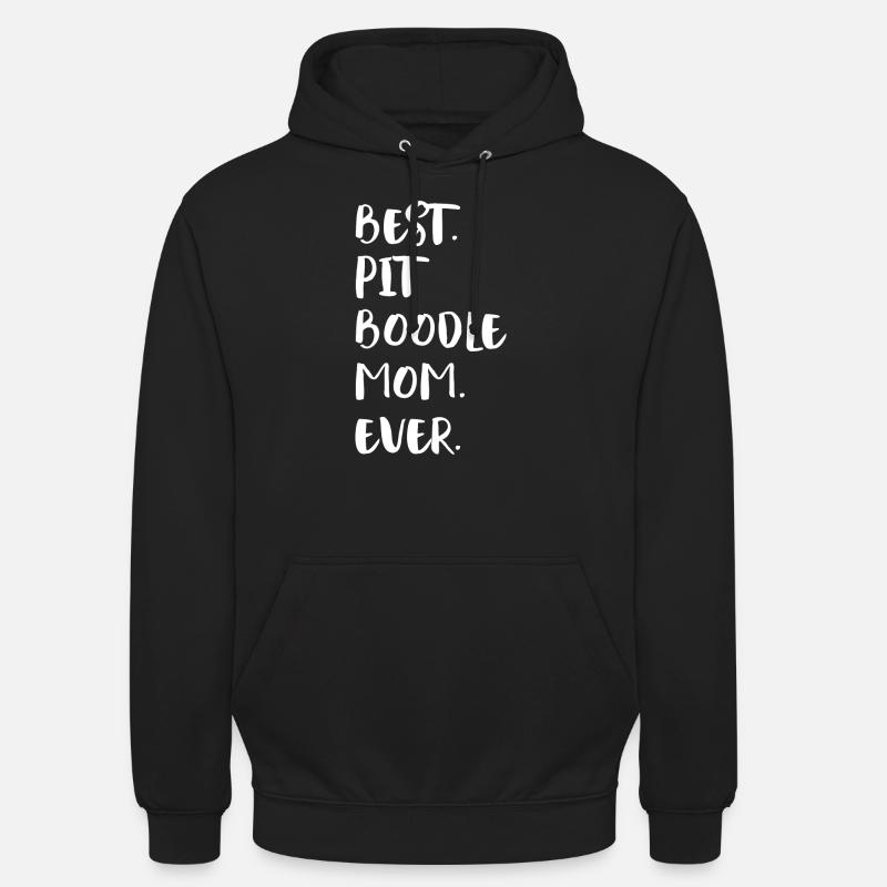 Pit Boodle Maman - Sweat-shirt à capuche unisexe - noir