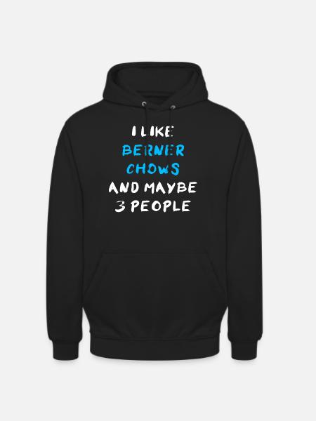 Berner Chow - Unisex Hoodie - Schwarz