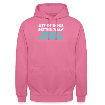 Braques d'Auvergne - Unisex Hoodie - Pink - Vorne - Alina (178cm) & Michal (187cm)