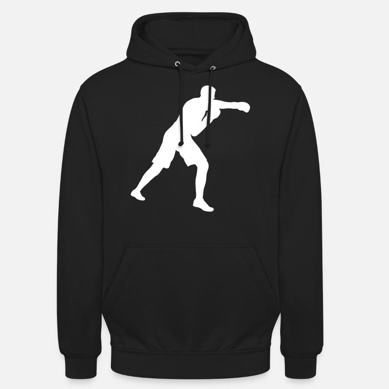 Boxen Design Geschenkidee Boxer - Unisex Hoodie - Schwarz