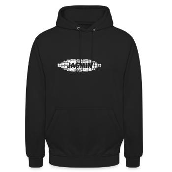 Mutti Jasmin - Unisex Hoodie - Schwarz - Vorne - Alina (178cm) & Michal (187cm)