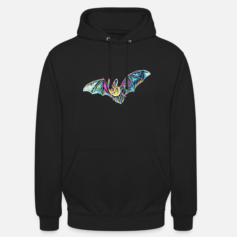 Fledermaus - Unisex Hoodie - Schwarz