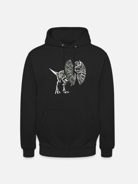 Dilophosaurus - Unisex Hoodie - Schwarz