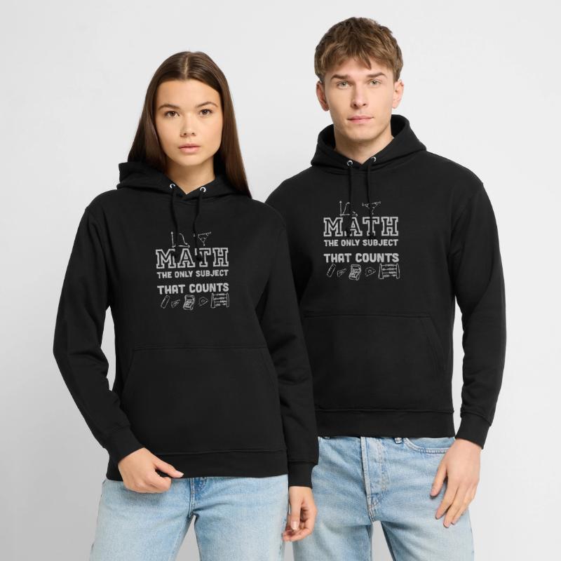 Maths, maths, prof de maths, prof de maths, Sweat-shirt à capuche unisexe