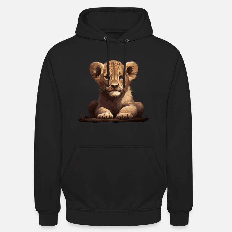 Bébé Lion Wildcat - Sweat-shirt à capuche unisexe - noir