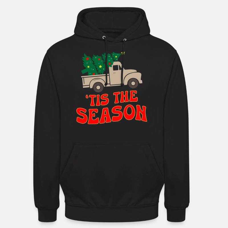 C’est la saison de Noël - Sweat-shirt à capuche unisexe - noir