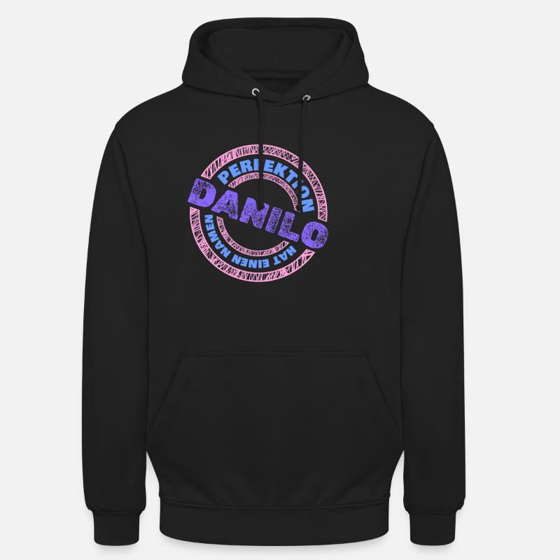 Danilo Danilo - Sweat-shirt à capuche unisexe - noir