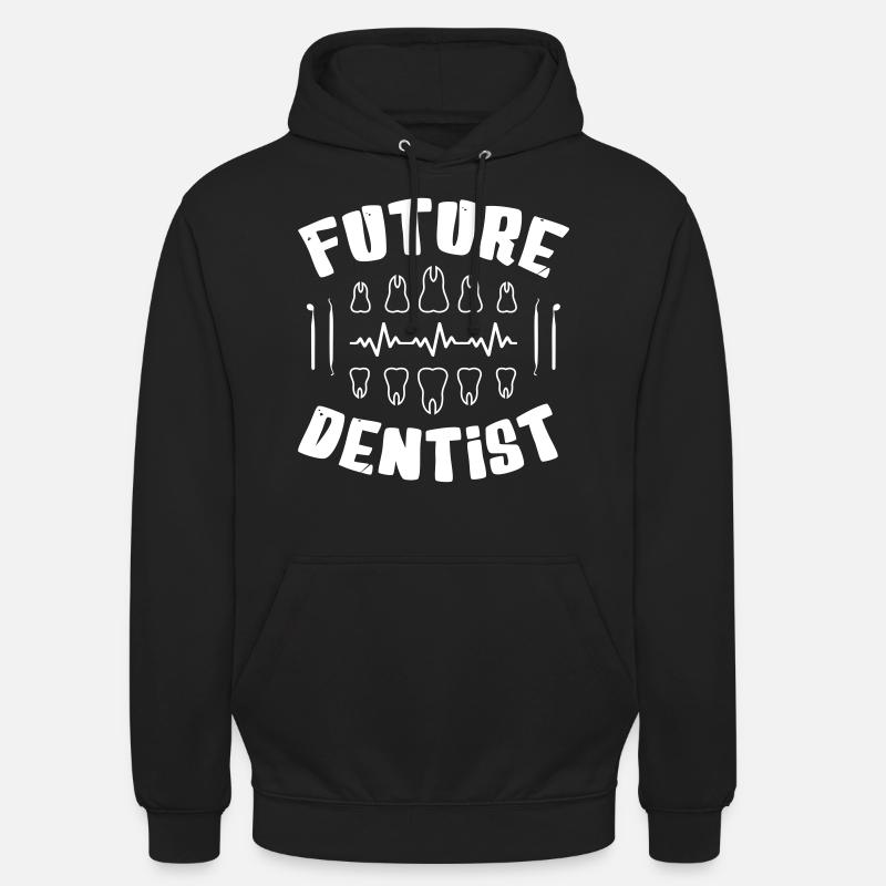 futurDentiste - Sweat-shirt à capuche unisexe - noir