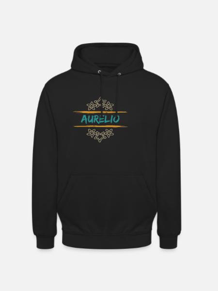 Aurelio dans le rôle d’Aurelio - Sweat-shirt à capuche unisexe - noir