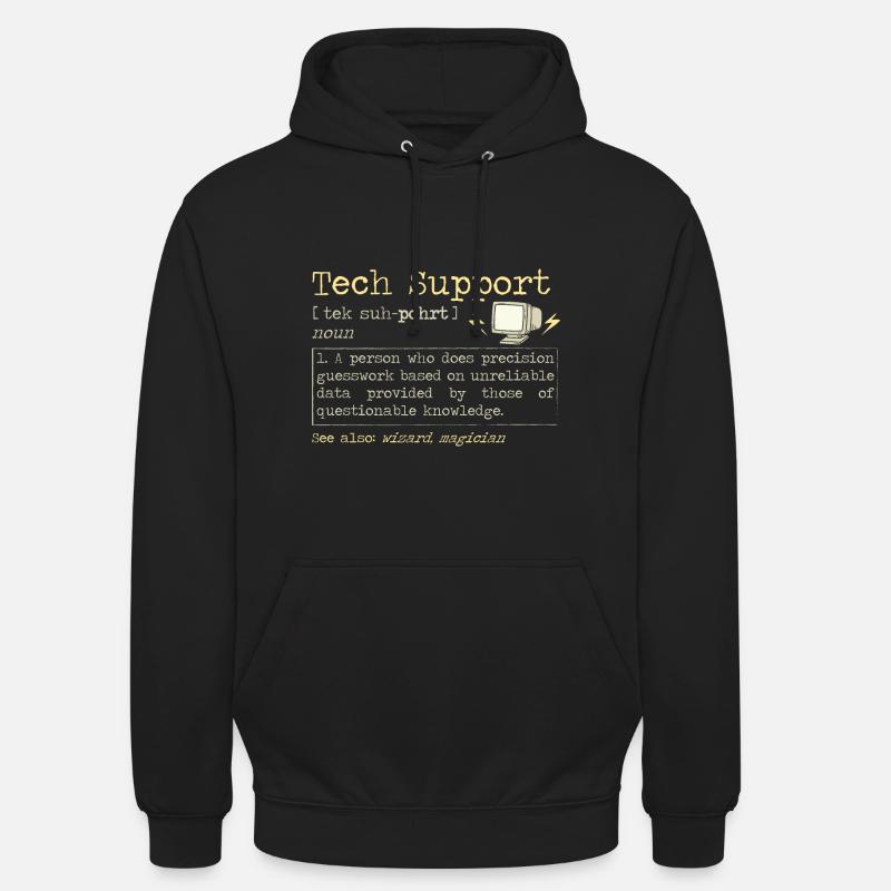 Tech Support | Computer Helpdesk Technik Hilfe Unisex Hoodie