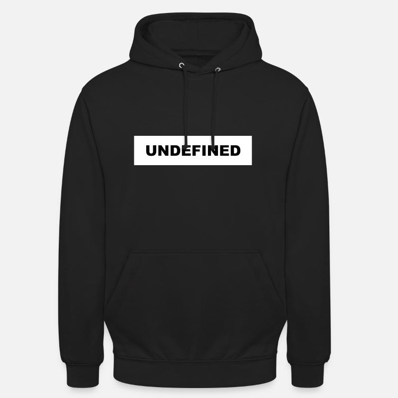 Javascript - Sweat-shirt à capuche unisexe - noir