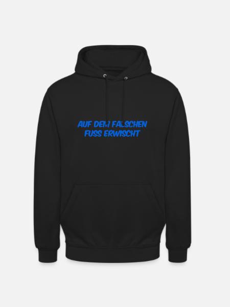 das kam unerwartet - Unisex Hoodie - Schwarz