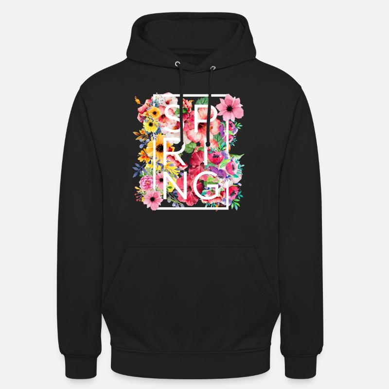 Frühling - Unisex Hoodie - Schwarz