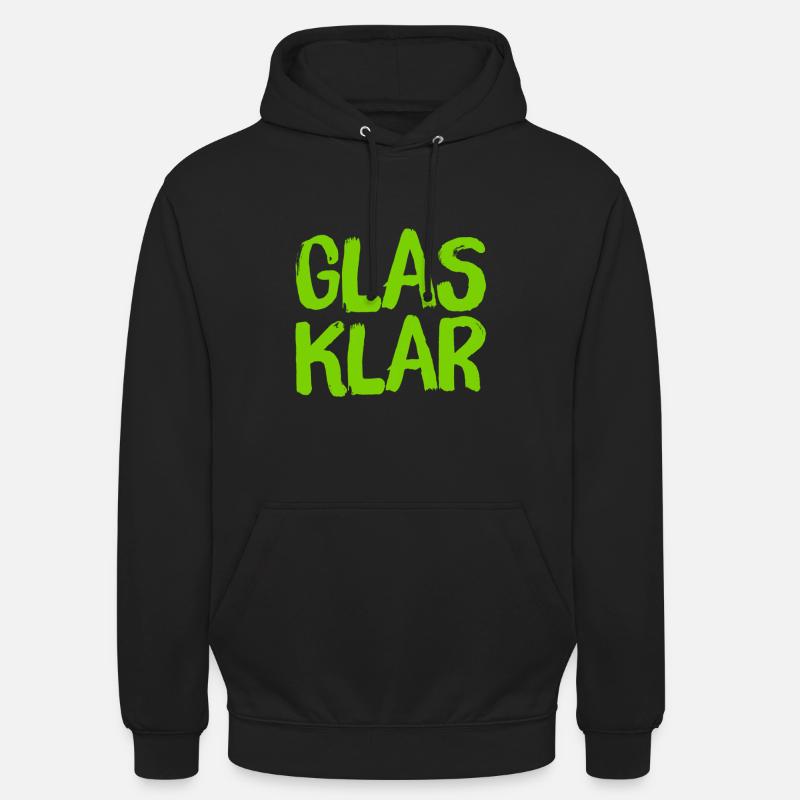 C’est tellement clair - Sweat-shirt à capuche unisexe - noir