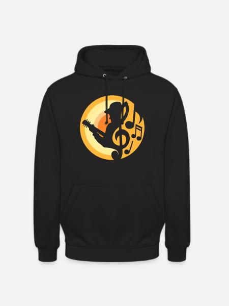 Guitar Player - Unisex Hoodie - black