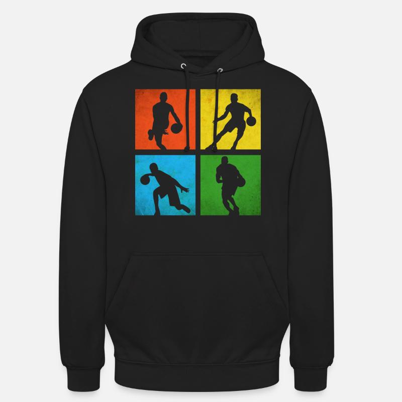 Basketteur - Sweat-shirt à capuche unisexe - noir