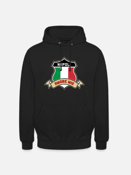 NAPOLI - Unisex Hoodie - Schwarz