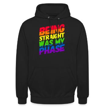 Homosexualité LGBT CSD Gay Pride - Sweat-shirt à capuche unisexe - noir - Devant - Alina (178cm) & Michal (187cm)