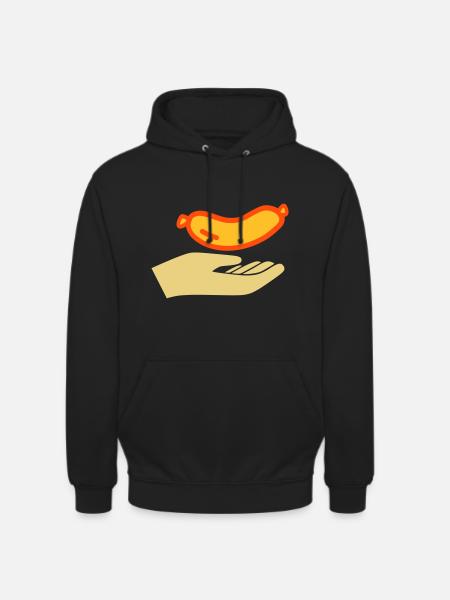 Handout sausages - Unisex Hoodie - black