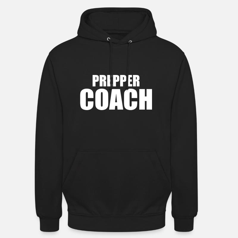 Prepper - Sweat-shirt à capuche unisexe - noir