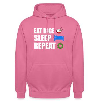 Reis - Unisex Hoodie - Pink - Vorne - Alina (178cm) & Michal (187cm)