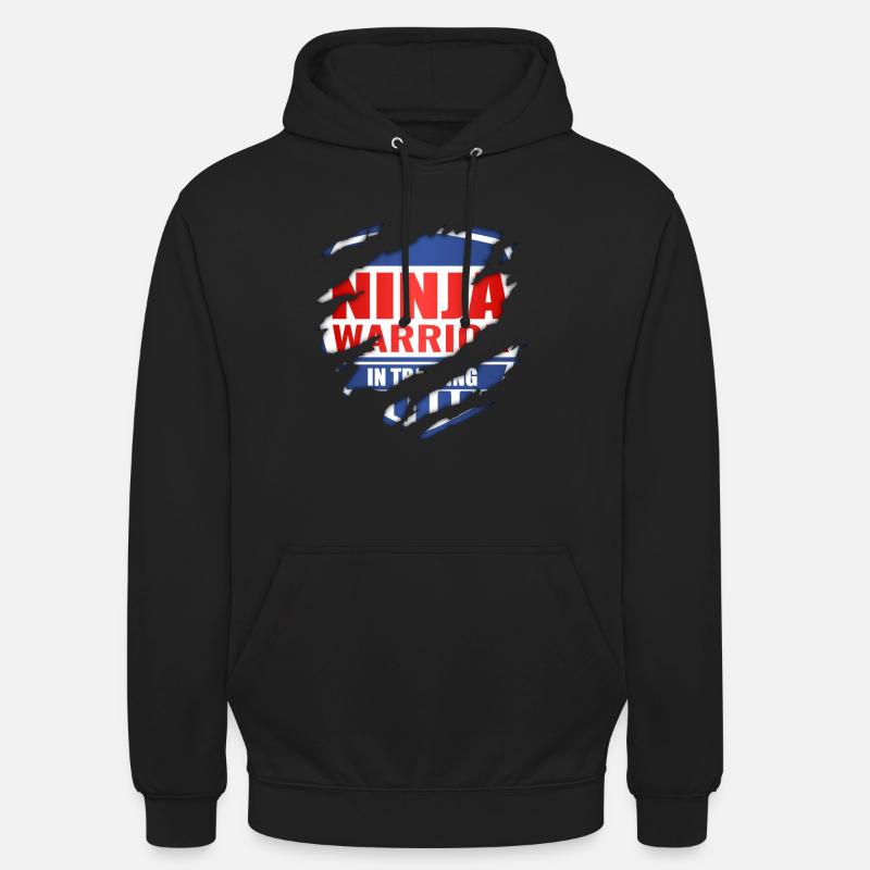 Ninja Warrior In Training - Unisex Hoodie - black
