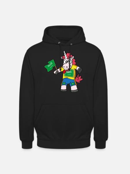 Araber Crazy Einhorn - Unisex Hoodie - Schwarz