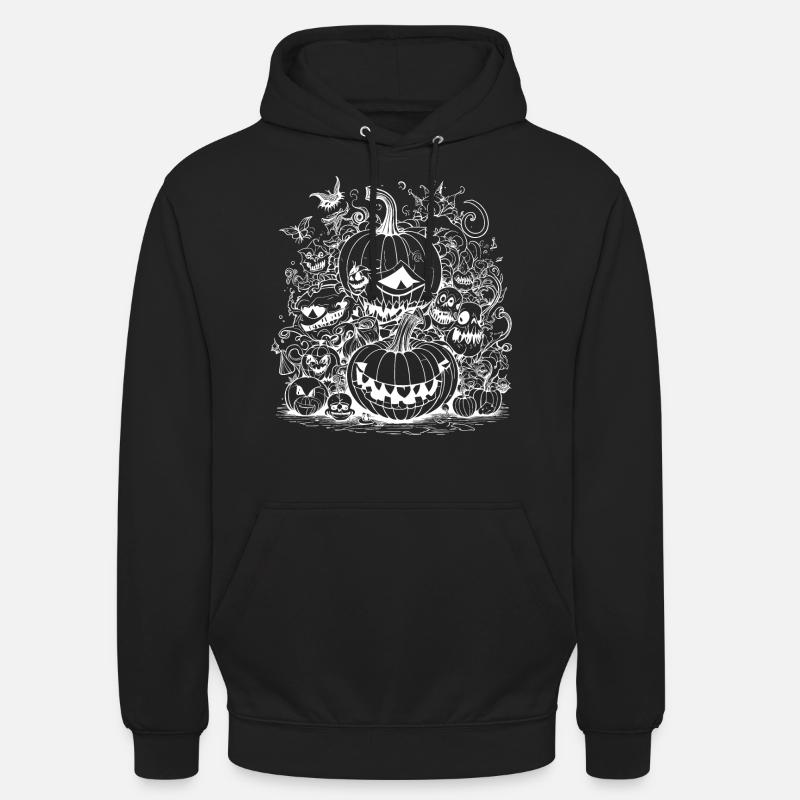 Halloween chaotique - Sweat-shirt à capuche unisexe - noir