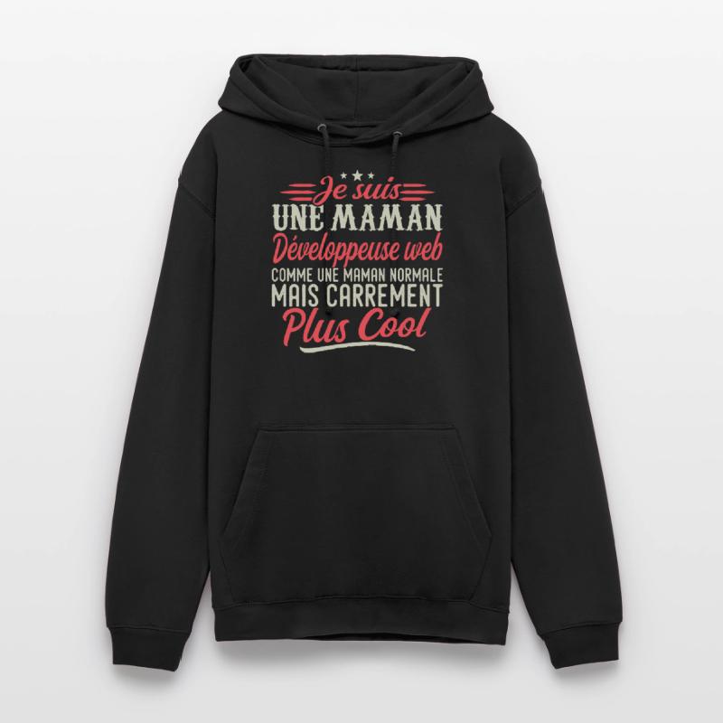 I'm a web developer mom, downright cool Unisex Hoodie