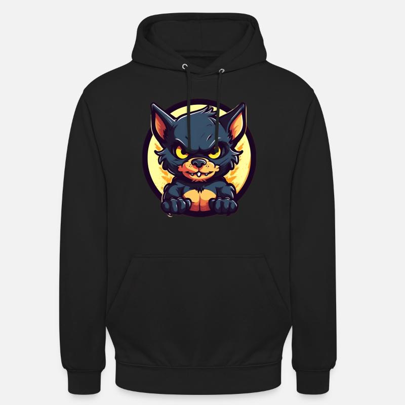 Diable de Tasmanie super mignon - Sweat-shirt à capuche unisexe - noir
