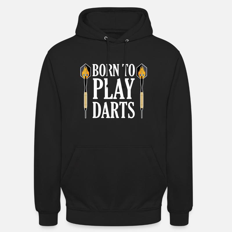 jeu de fléchettes - Sweat-shirt à capuche unisexe - noir