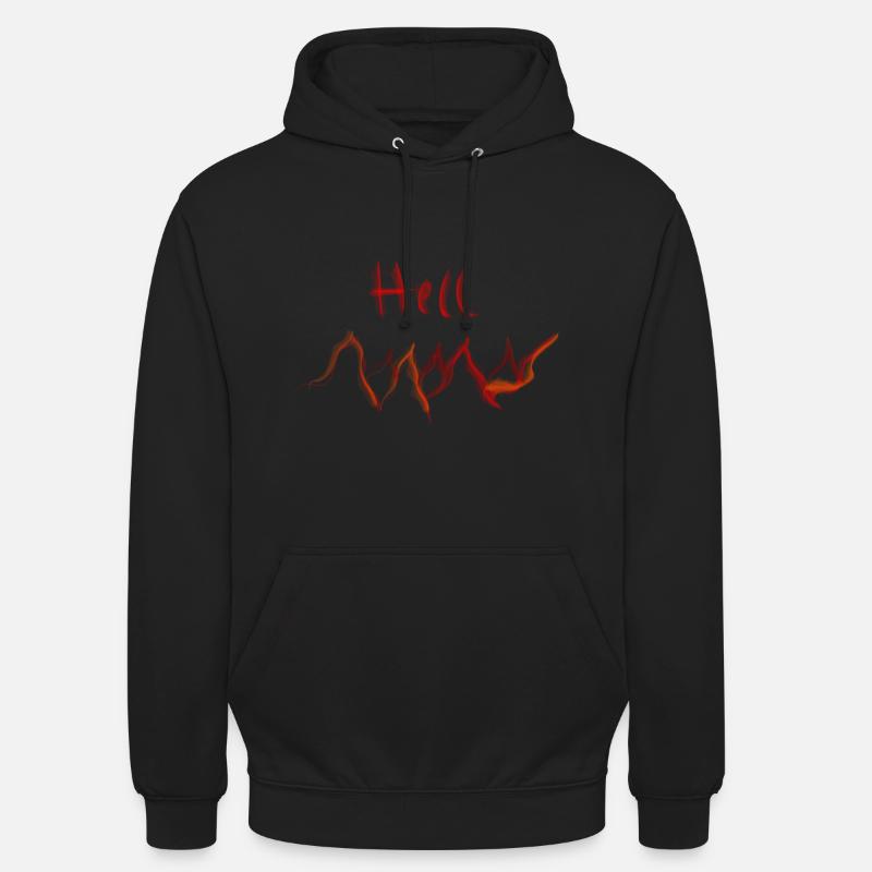 Angels & Devils Hell - Unisex Hoodie - black
