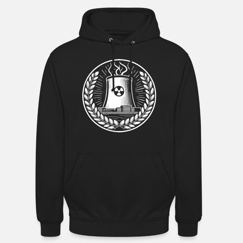 Conception de centrales nucléaires – Énergie pure - Sweat-shirt à capuche unisexe - noir