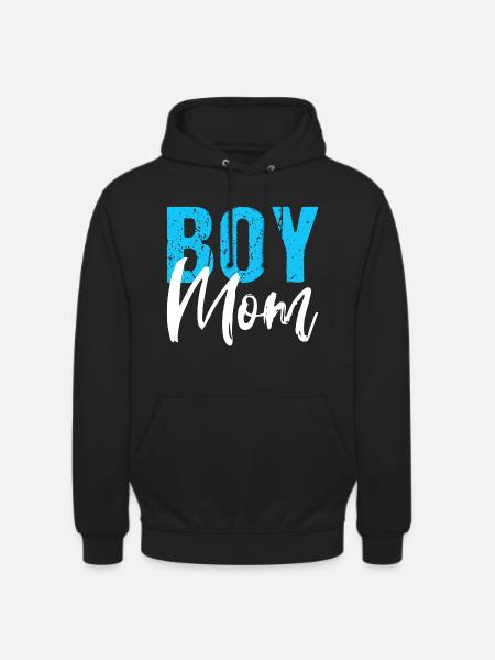 Garçon Maman Fils Mère Maman - Sweat-shirt à capuche unisexe - noir